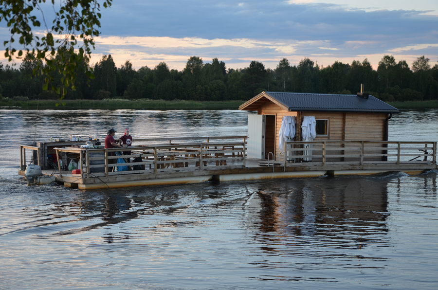 Sauna raft