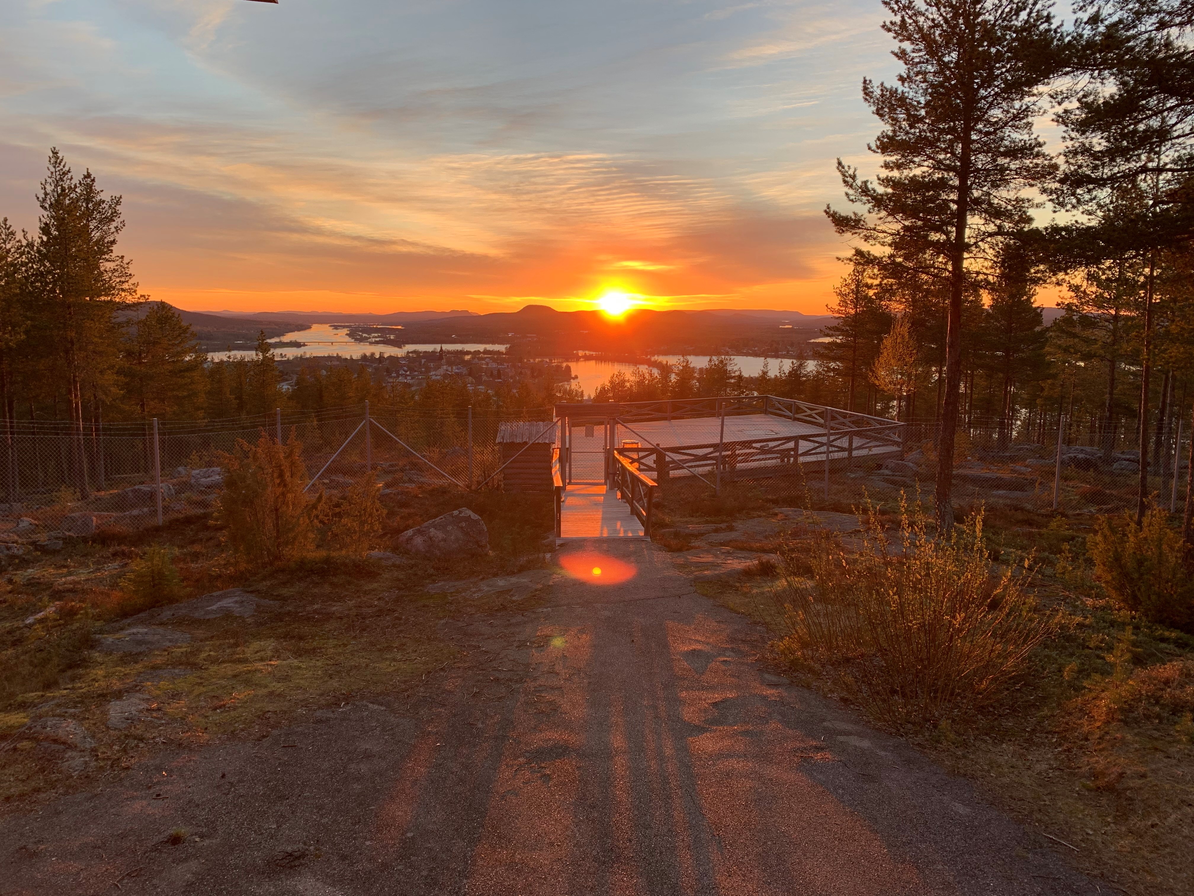 Watch the midnight sun